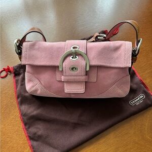 Vintage Coach Pink Soho Shoulder Bag